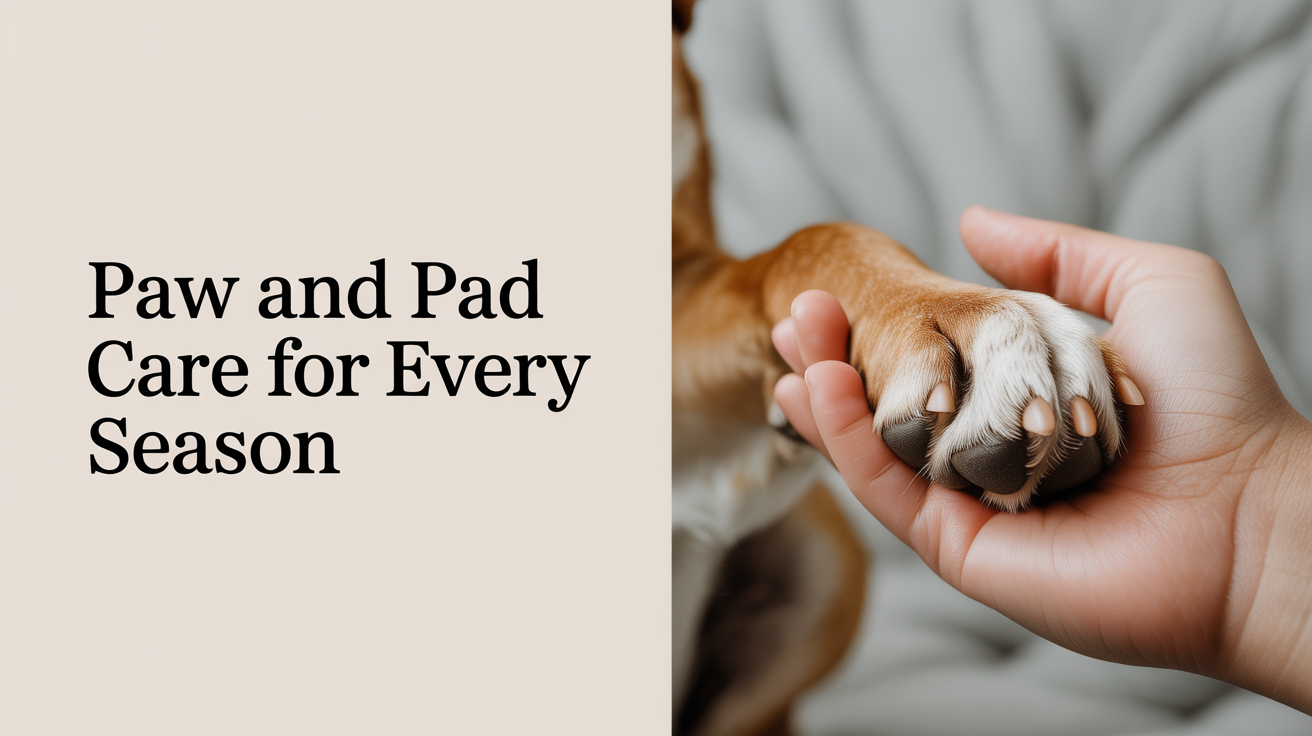 Paw and Pad Care for Every Season